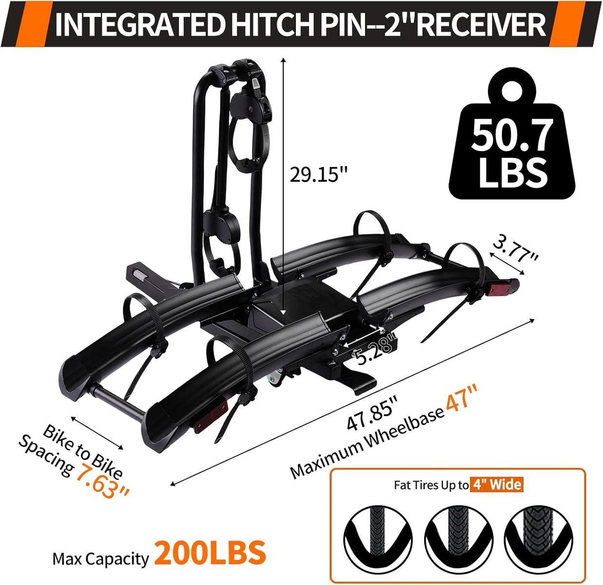 Folding Ebike rack
