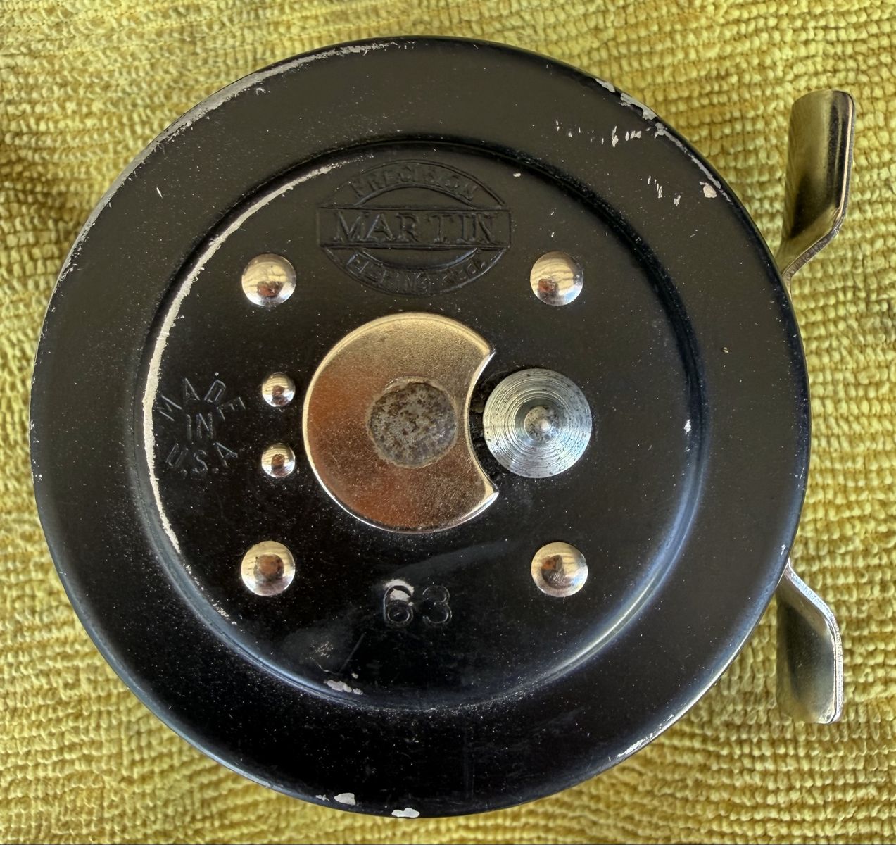 Vintage Martin Automatic Fly Fishing Reel Model 63 - Made in USA