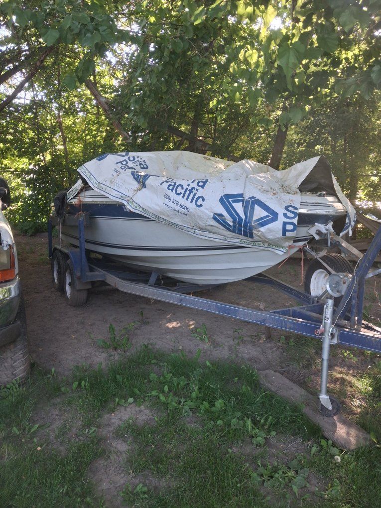 boat with trailer