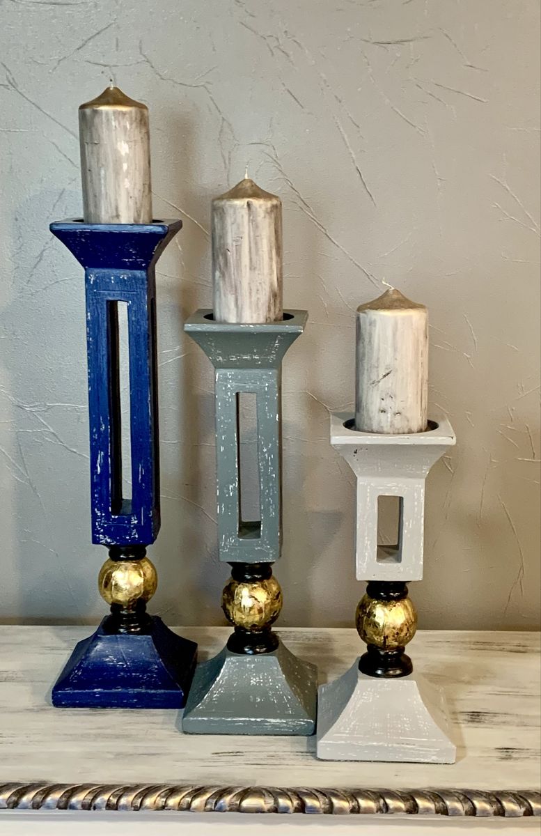 Tall Candle holder set