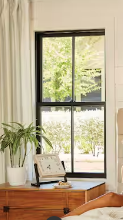 31-1/2 in. x 51-1/2 in. 100 Series Black Single-Hung Composite Window