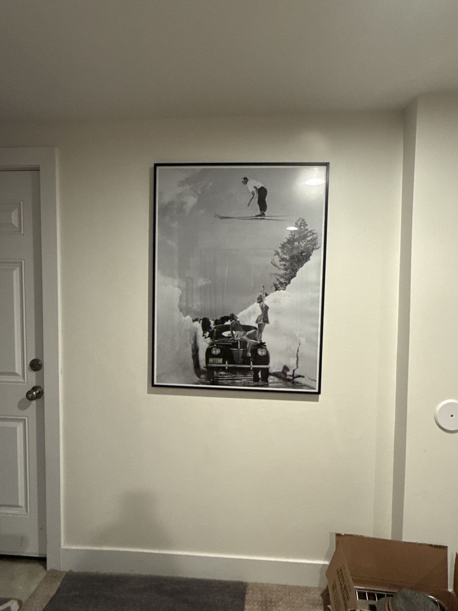 Art Photography Ski Jumper W Alpine Art Frame