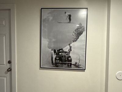 Art Photography Ski Jumper W Alpine Art Frame