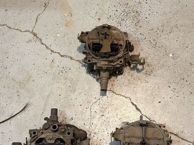3 Rochester Quadrajet Carbs - Chevy 454, Pontiac 400 & Unknown - For Rebuild