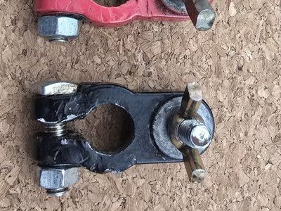 Car Battery Terminals Red And Black Pair