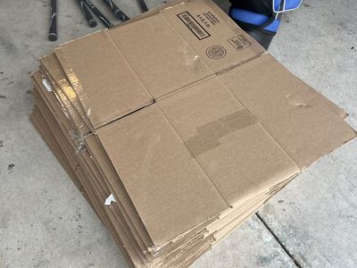 Free Cardboard Boxes (12x12x6) - Stack of 20