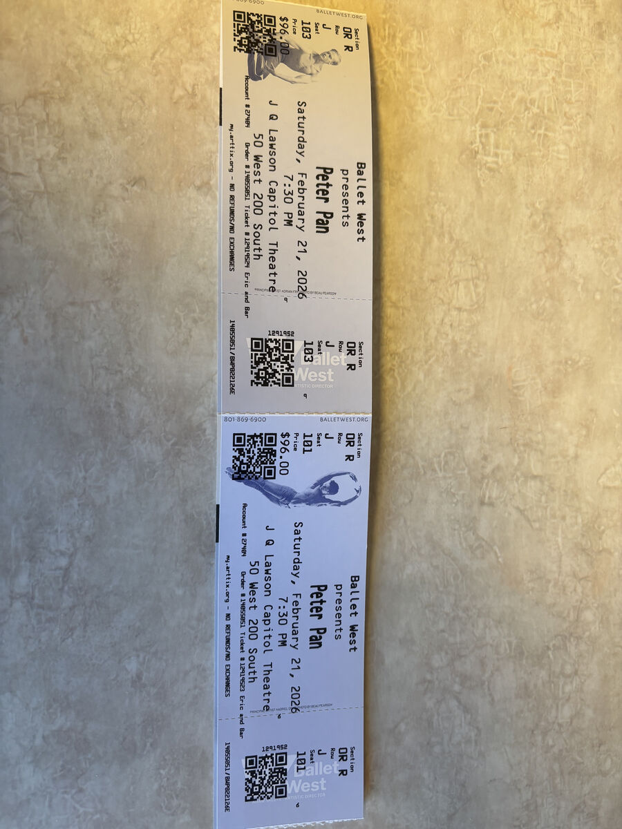 Ballet West Peter Pan