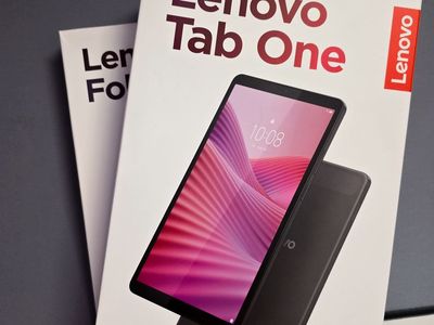 Lenovo Tab Android Tablet + Official Folio Case - Mint Condition