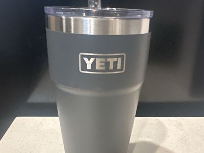 YETI Rambler 26 oz Stackable Cup with Straw Lid - Charcoal