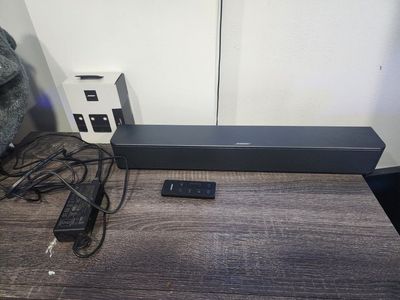 Bose Solo Soundbar II - Model 418775, Black, with Remote & Wall Mount Bracket