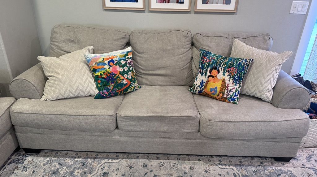 Couch and love seat