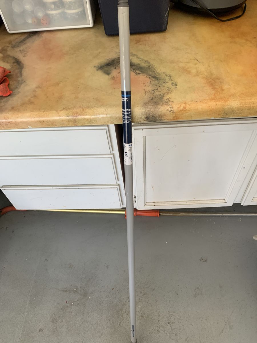 Project Source 4' Extension Pole - Versatile Tool for Painting & Cleaning
