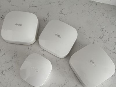 Eero WiFi Mesh Router System - 4 White Units for Whole-Home Coverage