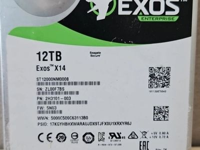 Seagate Exos 12tb Hard Drive for repair.
