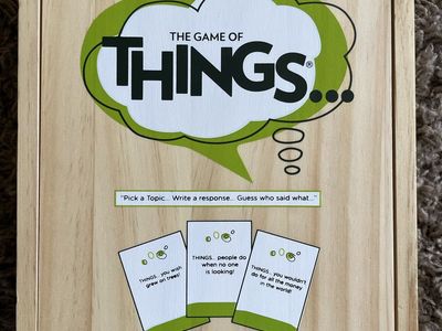 The Game of THINGS... Humor in a Box Party Game for 4+ Players Ages 14+ Adult Fun