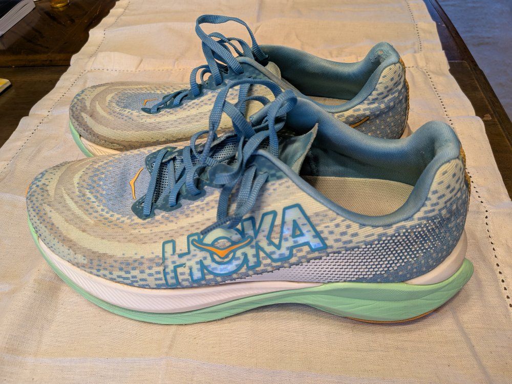 Hoka Mach X running shoes men's size 10.5