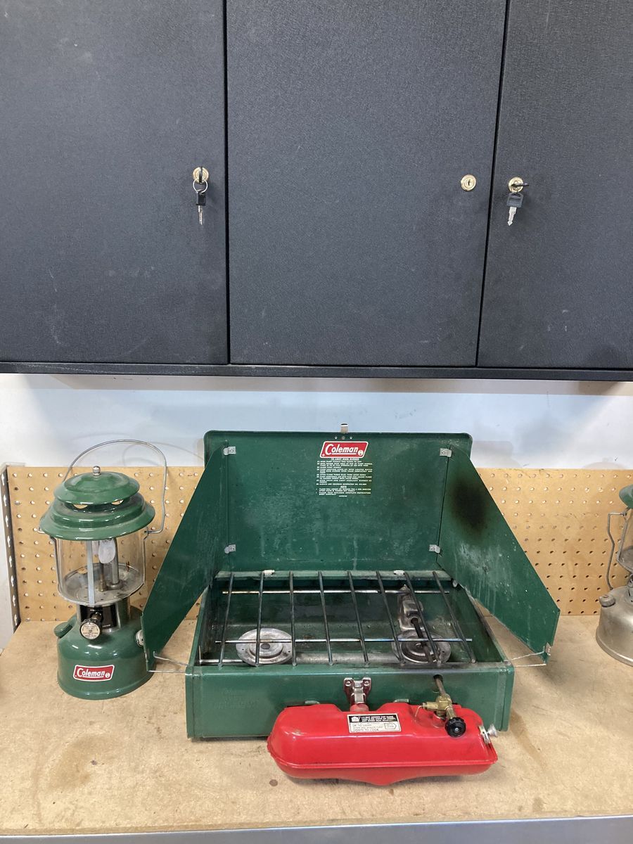 Coleman lantern and stove