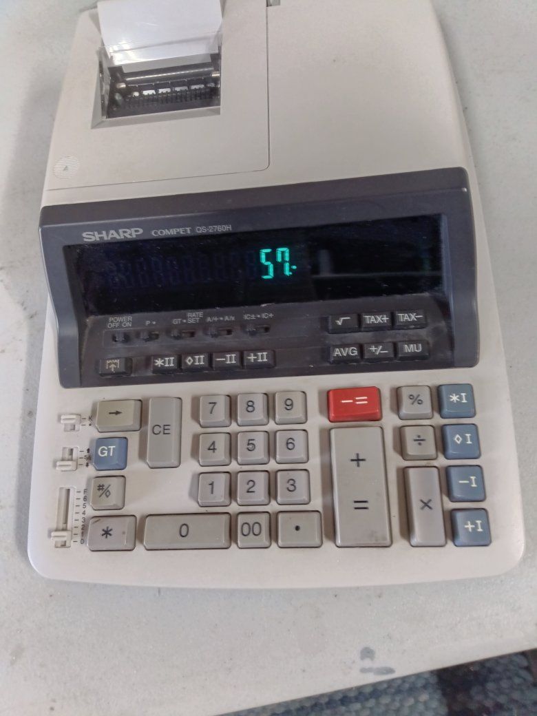 Sharp Electronic Calculator Register Good!!