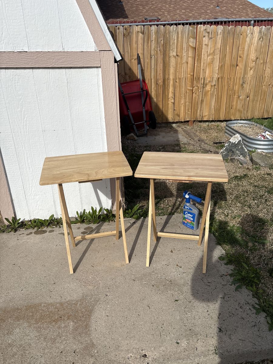 2X Folding TV trays
