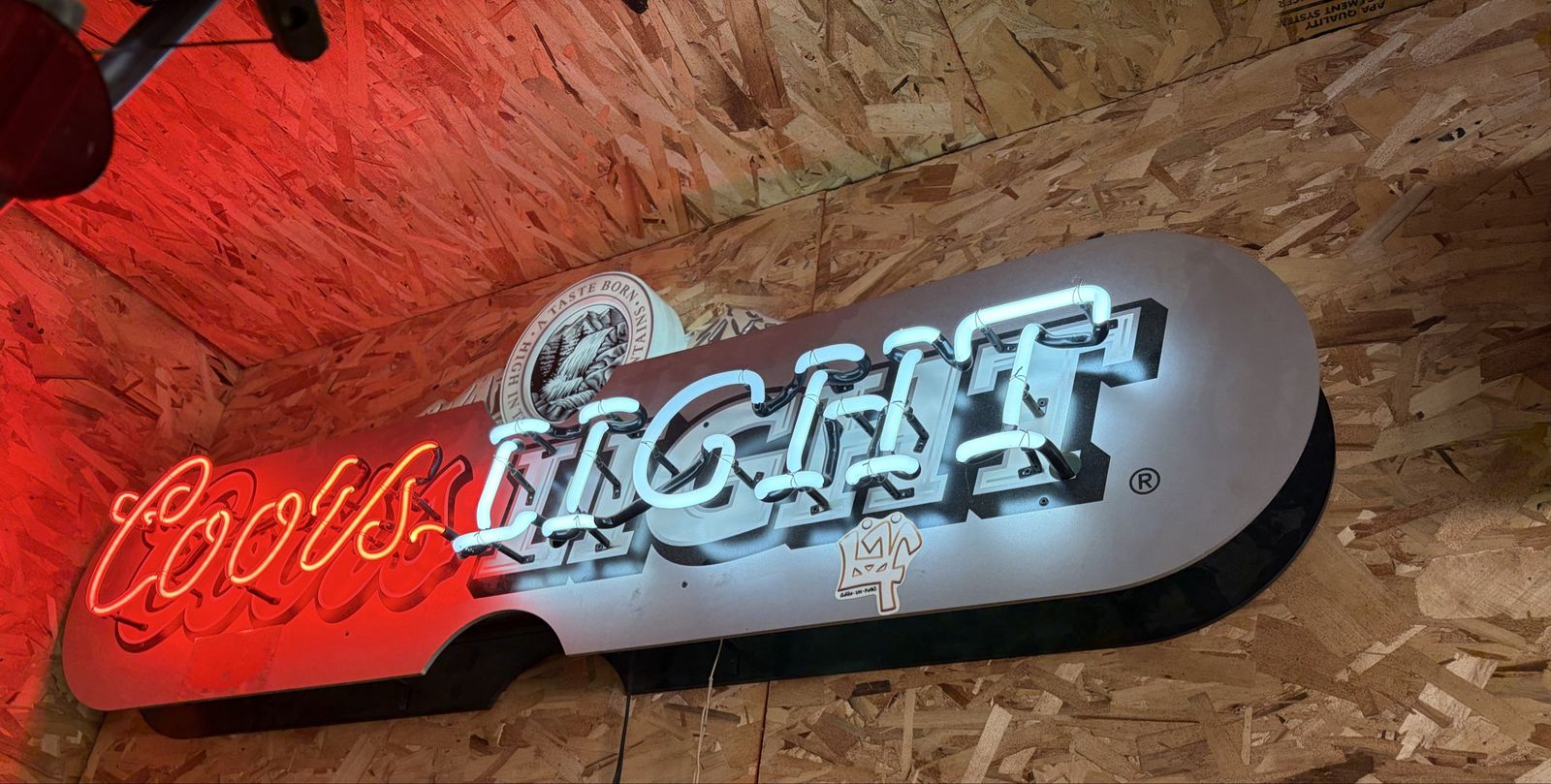 Vintage Coors light neon sign