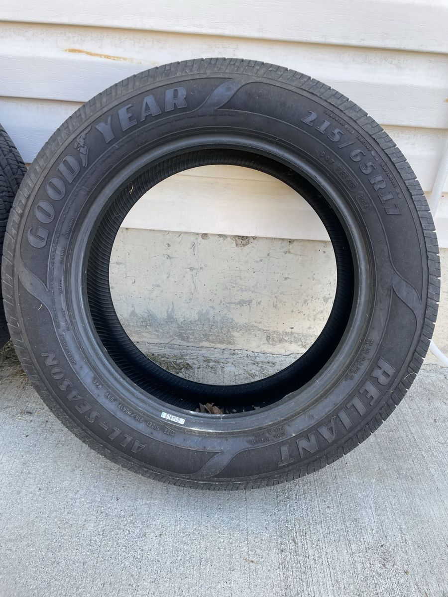 3 used Goodyear tires