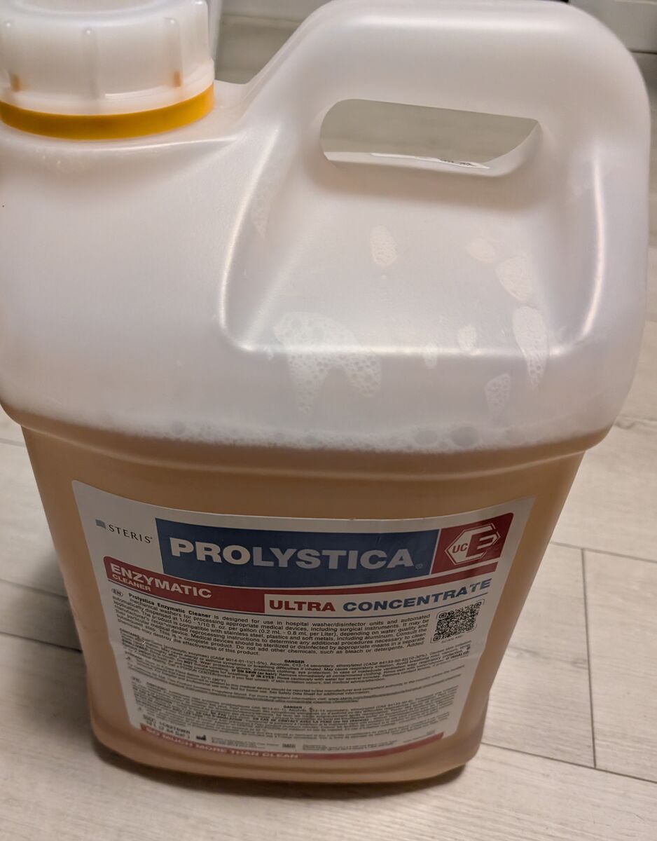 NEW Steris Prolystica Enzymatic Cleaner And Neutral Detergent Ultra 10 L / 2.64 Gallons