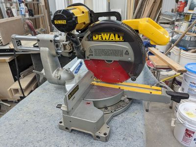 Sliding 12" compound DeWalt miter saw