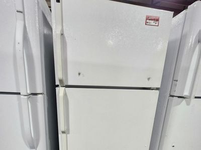 HotPoint White Top Freezer Refrigerator - Used