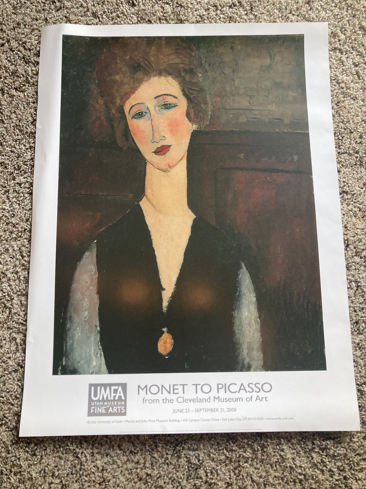 "Portrait of a Woman" Exhibition Poster 32x24