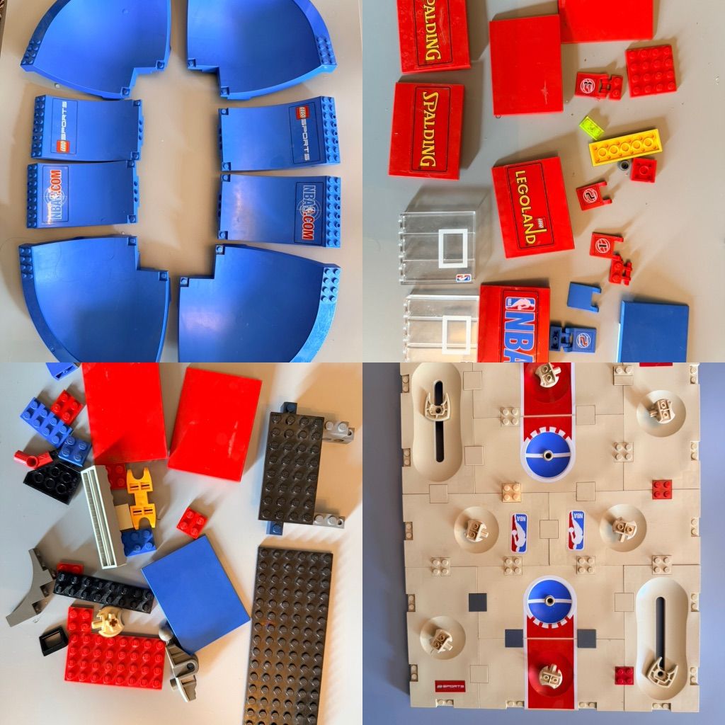 LEGO NBA Basketball Arena Parts Lot