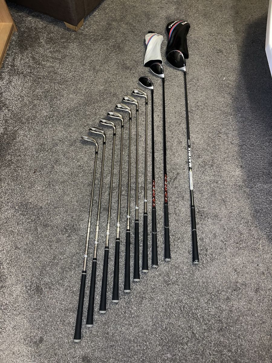 TaylorMade M-Series Golf Set – M4 Driver/Woods + M3 Irons (5–SW)
