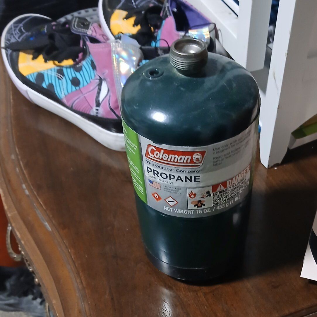 Coleman propane tank