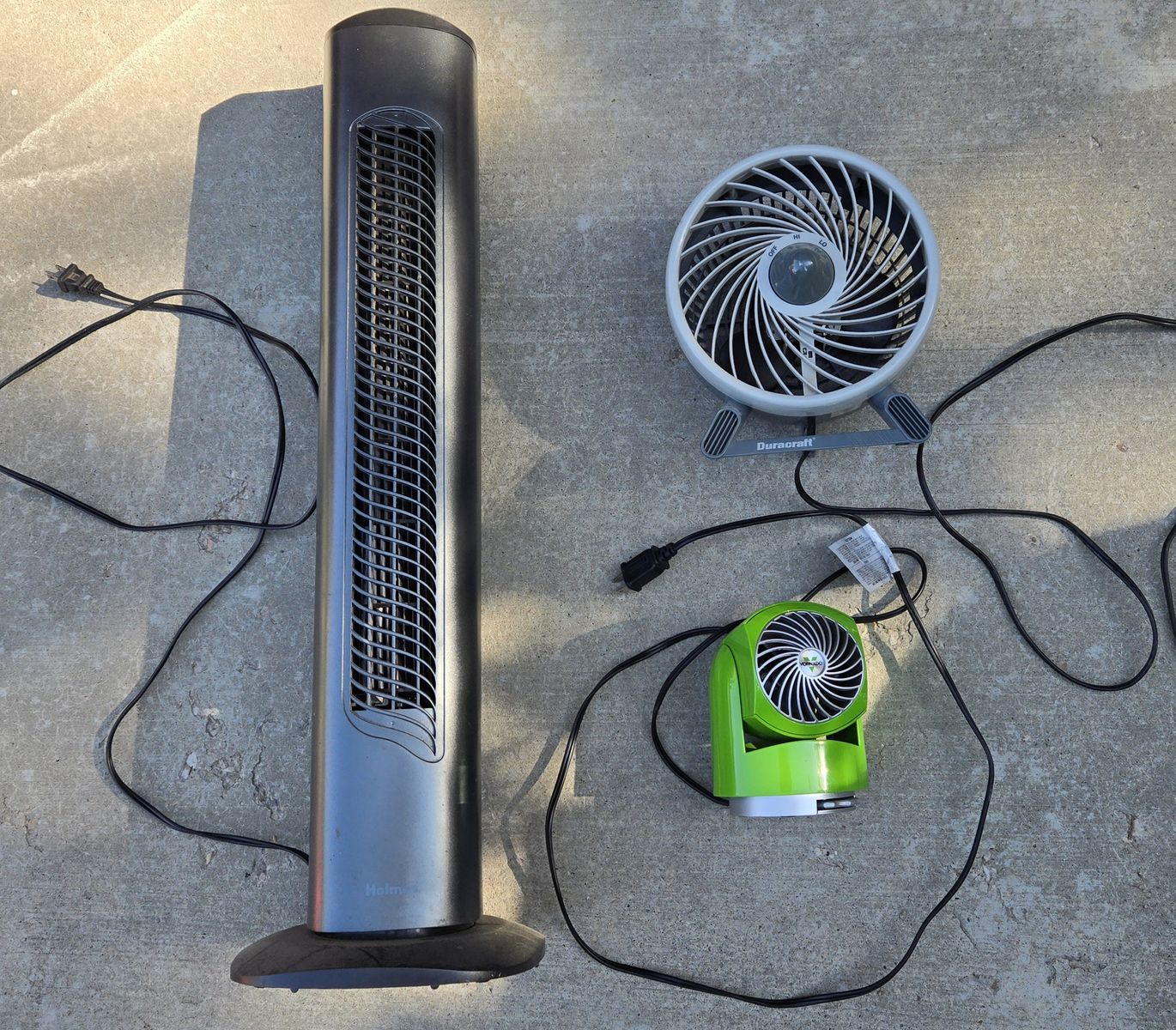 Fans tower fan desk fan