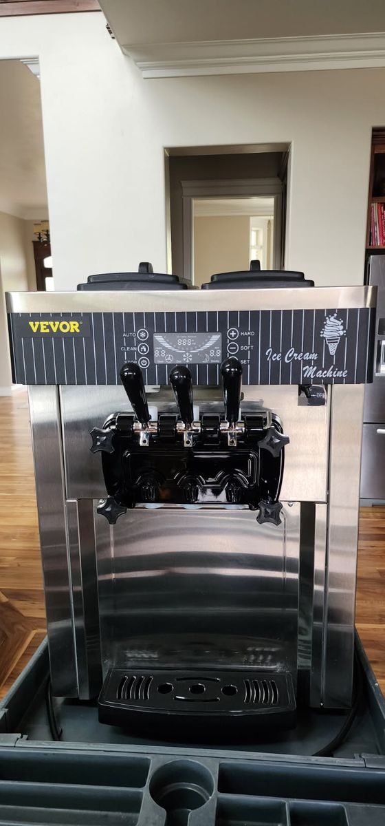 Vevor Ice Cream Machine two flavor with Twist