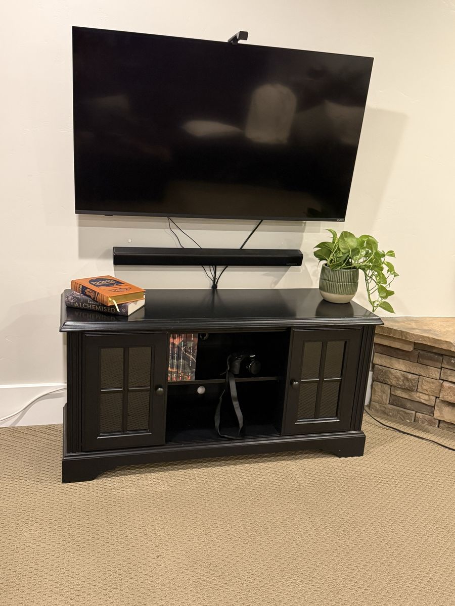 Black TV Stand