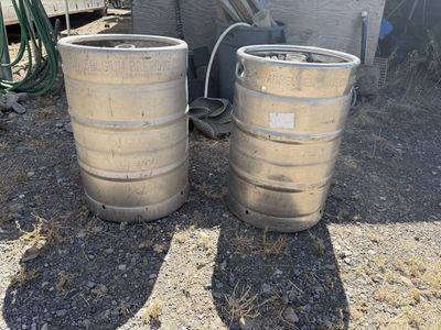 New Belgian & Budweiser keg $45 each obo