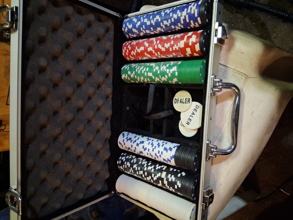 300-Piece Poker Chip Set with Aluminum Case - $25