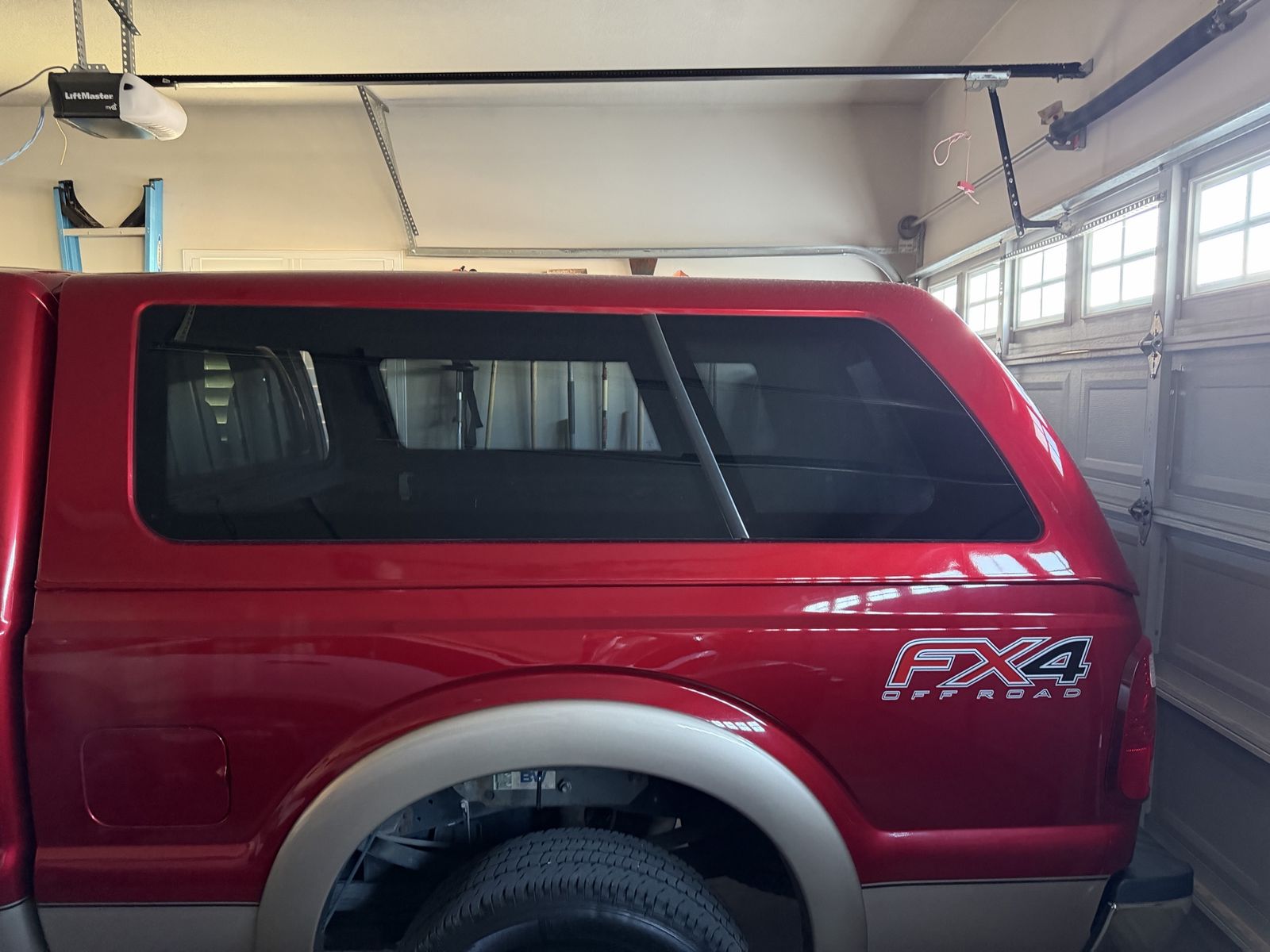 ARE Ruby Red Truck Camper Shell for 2008-2016 F-250 or F-350