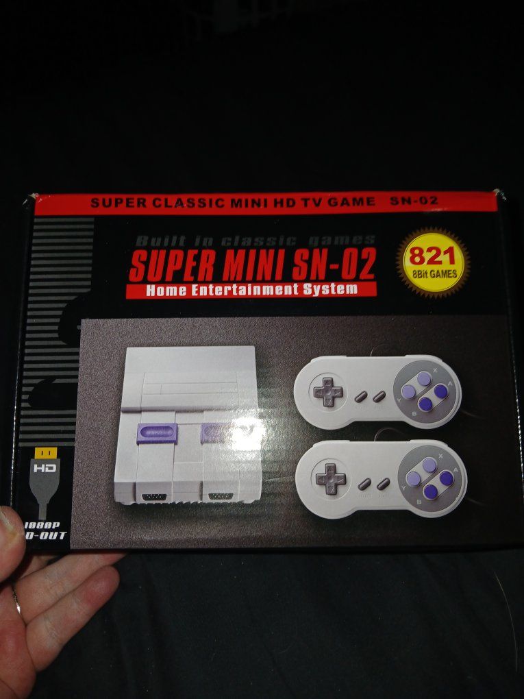 mini snes with 821 games