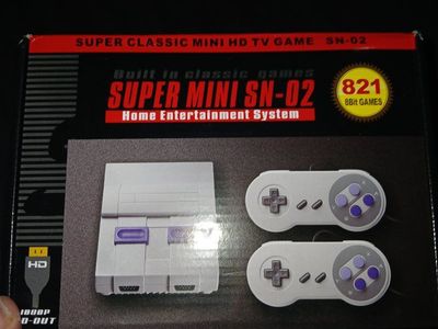 mini snes with 821 games