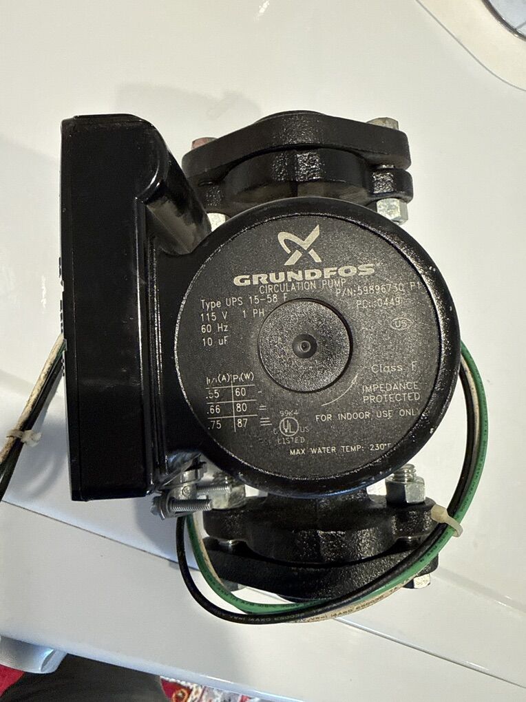 Grundfos 3 Speed Circulator Pump