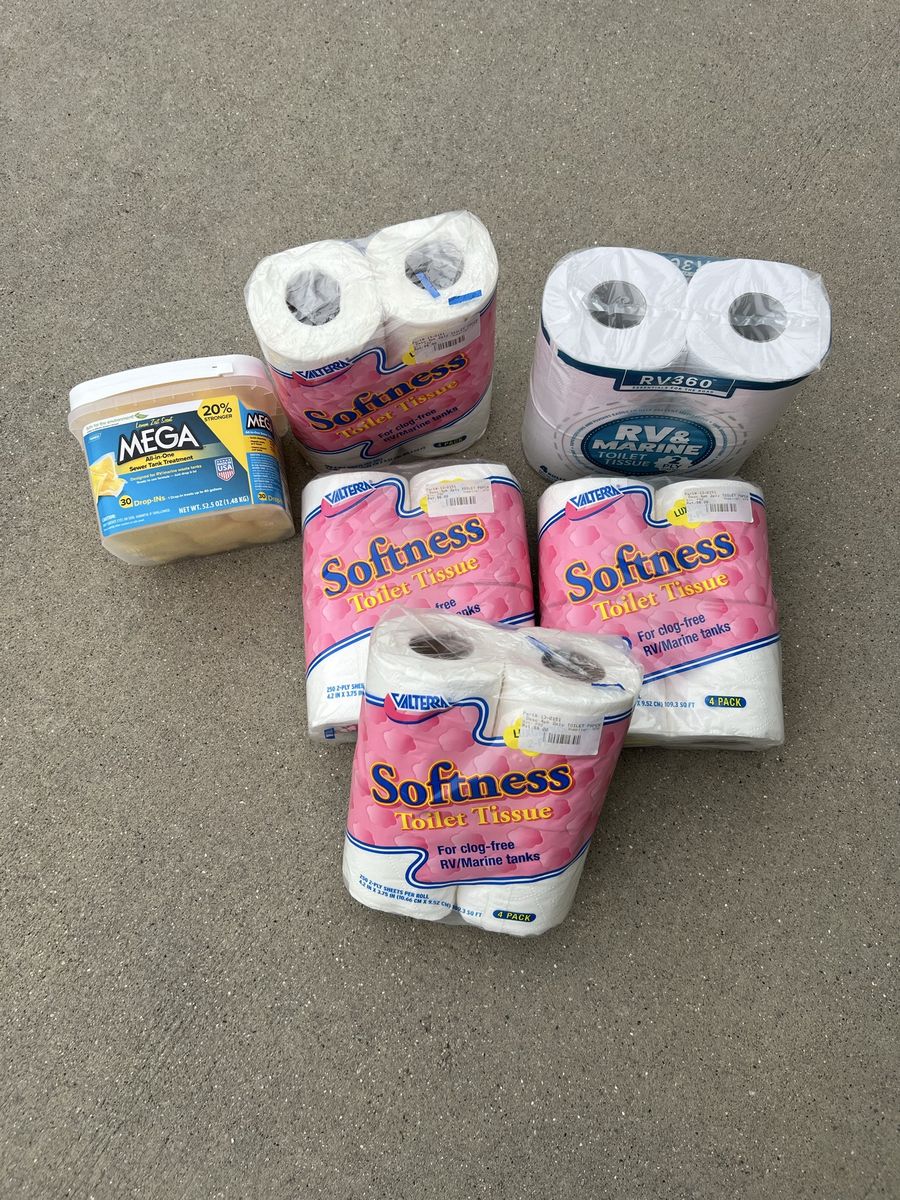 Fresh Water Hose / rv bathroom tissue & Chemical