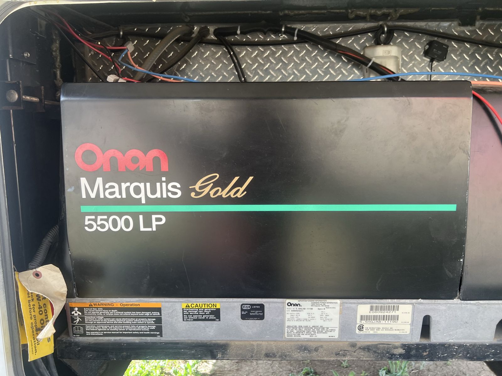 Onon 5500 propane generator for trade