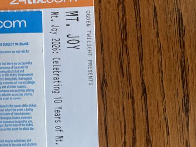 Mt joy twillight ticket Ogden
