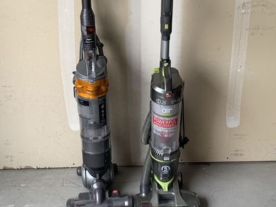 Dyson DC18 slim and Hoover Upright Vacuums