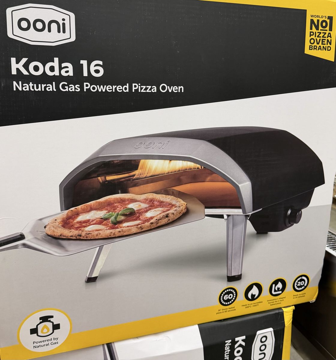 Ooni Koda 16 Natural Gas Pizza Oven - Brand New Factory Sealed