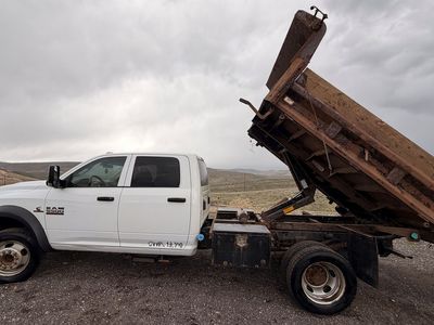 2018 Ram Dump Truck, 5500 4x4 Dump Truck Crew Cab Cummins Diesel Engine Dually