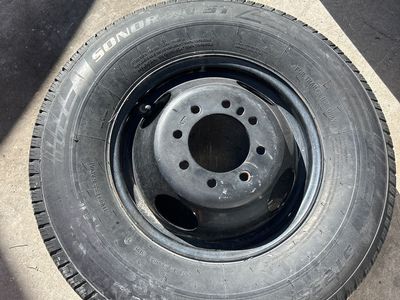 Sonoran ST215/85R16 Trailer Tire & Wheel Assembly, Used (FOR TRAILER USE ONLY)