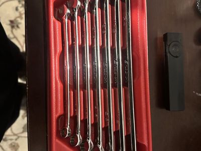 (Snap on) 7 pc 12-Point SAE Flank Drive® Long Combination Wrench Set (3/8–3/4")