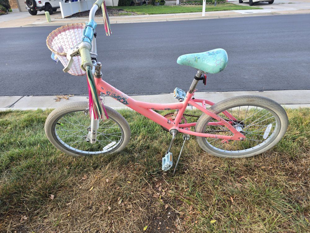 Girls Pink Kids Bicycle